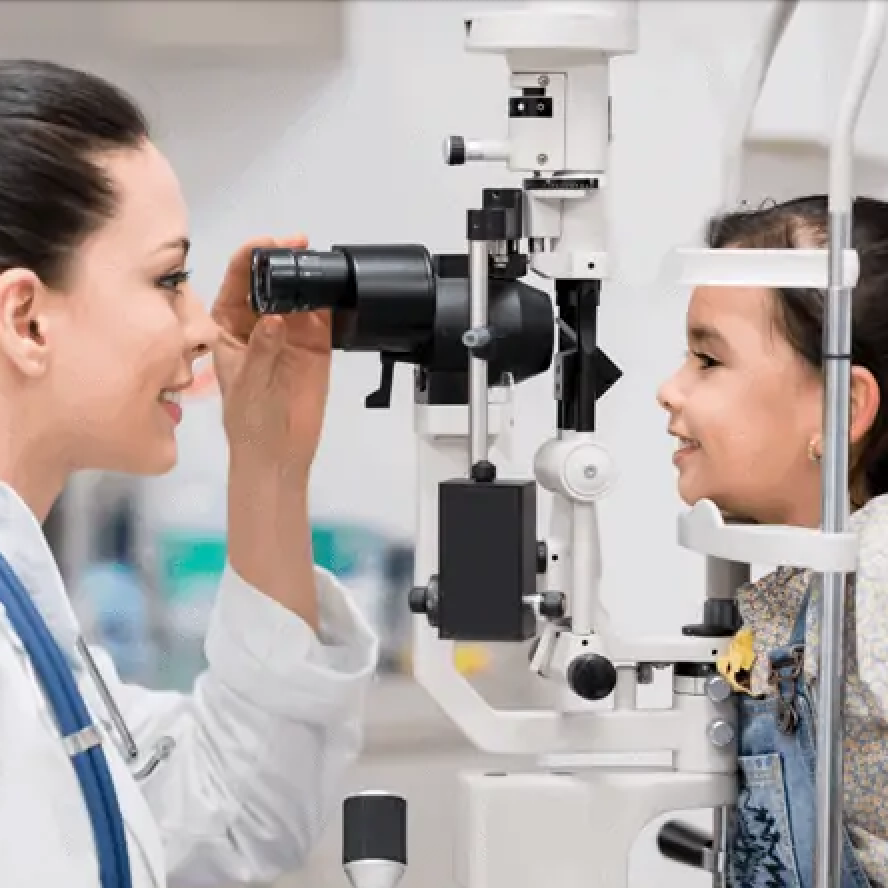 pediatric eye exam in Laurie